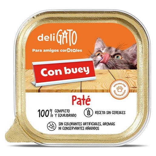 DIA DELIGATO Paté Gato Vaca 100 g