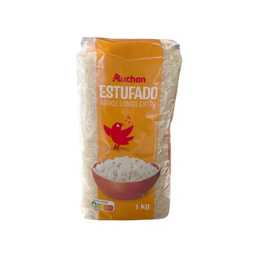 AUCHAN Arroz Estufado Extra Longo 1 kg