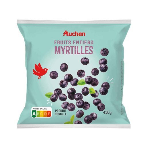 AUCHAN Mirtilos Ultracongelados 450 g