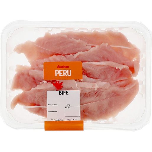 AUCHAN Bifes de Peru (1 un = 645 g aprox)