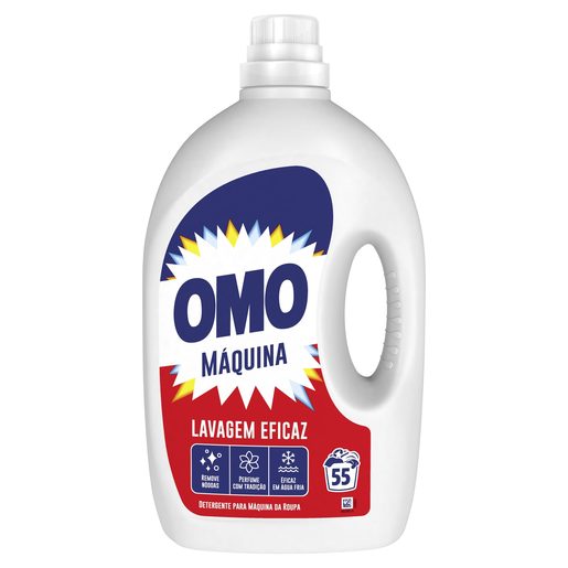 OMO Detergente Máquina Líquido 55 lv