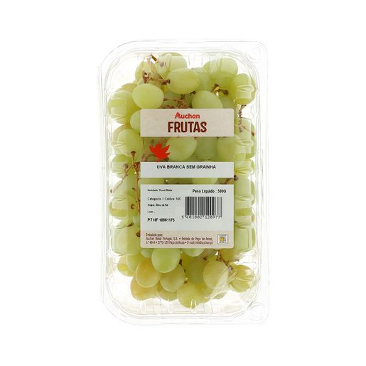 AUCHAN Uva Branca sem Grainha 500 g