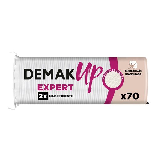 DEMAK'UP Discos Desmaquilhantes Não Branqueados Redondos Expert 70 un