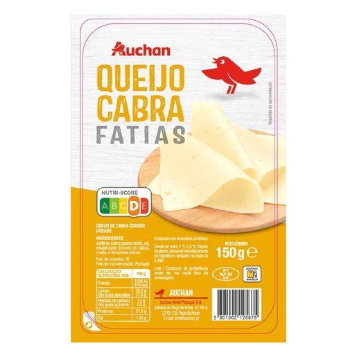 AUCHAN Queijo Cabra Fatias 150 g