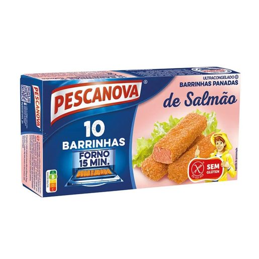 PESCANOVA Barrinhas de Salmão sem Glúten 300 g PESCANOVA Barrinhas de Salmão sem Glúten 300 g