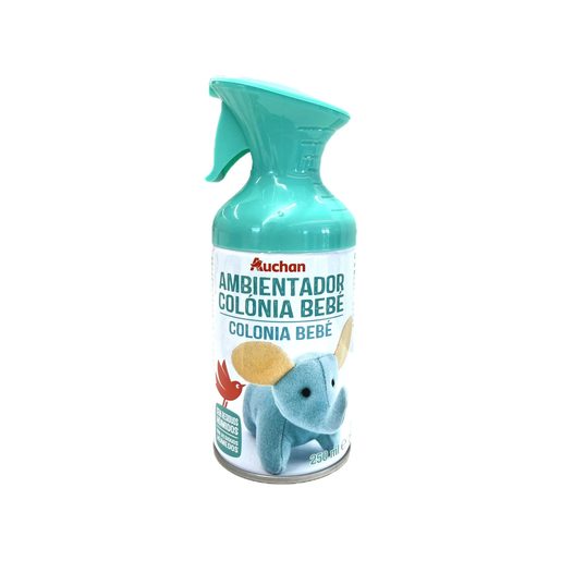 AUCHAN Ambientador Aerossol Colónia Bebé 250 ml