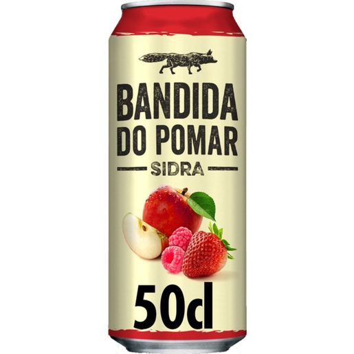 BANDIDA DO POMAR Sidra com Álcool Frutos Vermelhos 500 ml