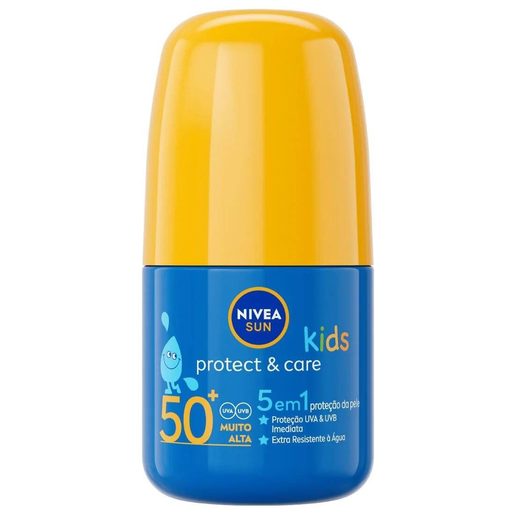 NIVEA SUN Protetor Solar Roll-on Kids FP50 50 ml NIVEA SUN Protetor Solar Roll-on Kids FP50 50 ml