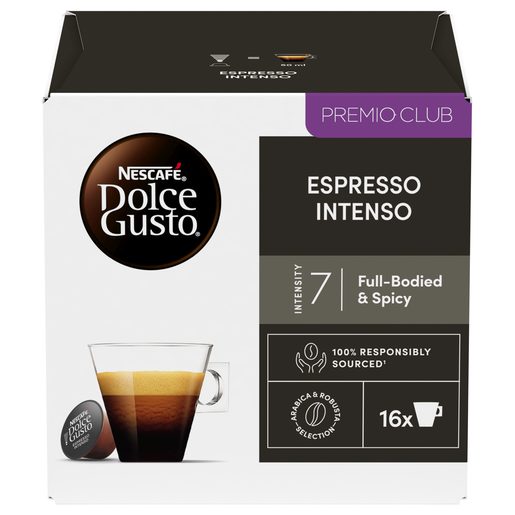 NESCAFÉ DOLCE GUSTO Café Espresso Intenso (Intensidade 7) 16 un