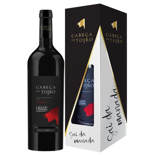 CABEÇA DE TOIRO Magnum Vinho Tinto DOC Tejo Reserva Bull Temptation 1,5 L