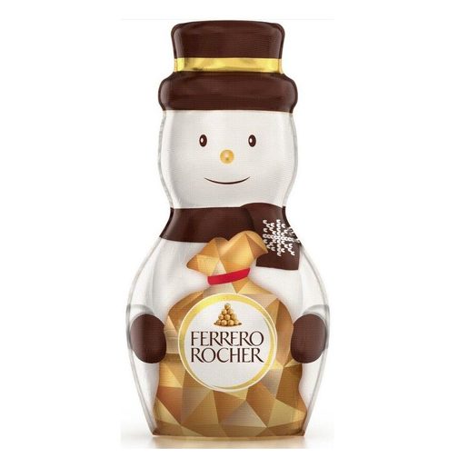 FERRERO ROCHER Boneco de Neve Chocolate de Leite 90 g