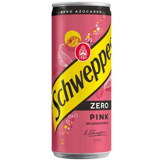 SCHWEPPES Água Tónica Pink Zero Lata 250 ml