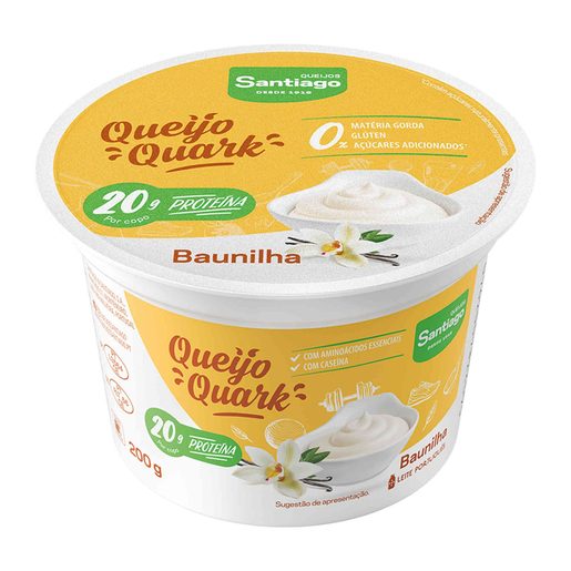 SANTIAGO Queijo Quark Baunilha 200 g SANTIAGO Queijo Quark Baunilha 200 g
