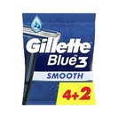 GILLETTE Máquina de Barbear Descartável Blue3 Smooth 4 un GILLETTE Máquina de Barbear Descartável Blue3 Smooth 4 un