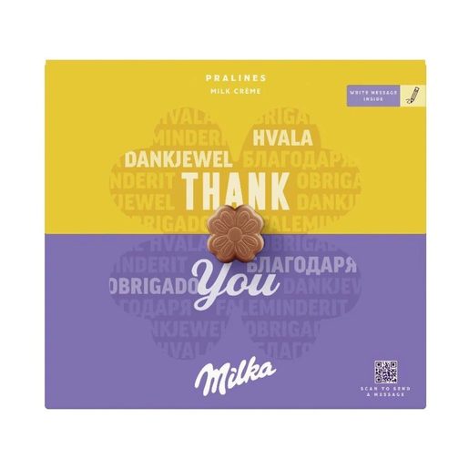 MILKA Chocolate Praliné Thank You 110 g