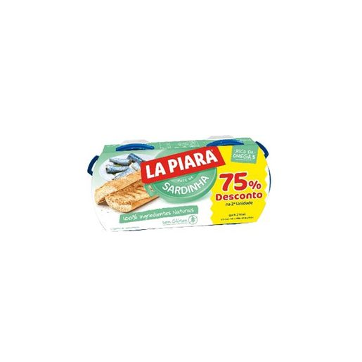 LA PIARA Bi-Pack Paté de Sardinha 2x75 g