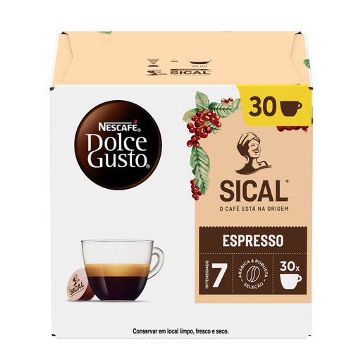 NESCAFÉ DOLCE GUSTO Café Expresso Sical (Intensidade 7) 30 un