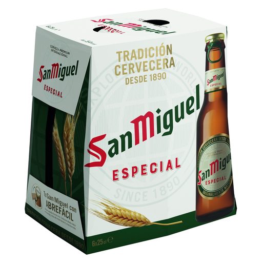 SAN MIGUEL Cerveja com Álcool 6x250 ml SAN MIGUEL Cerveja com Álcool 6x250 ml