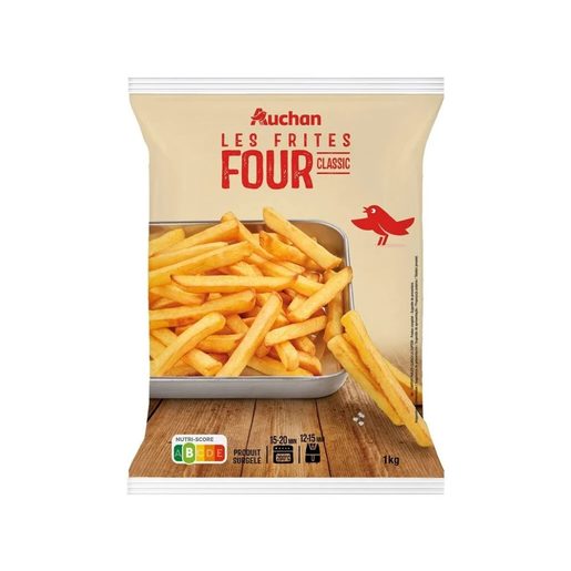 AUCHAN Batatas Pré-Fritas Palitos ao Forno 1 kg AUCHAN Batatas Pré-Fritas Palitos ao Forno 1 kg