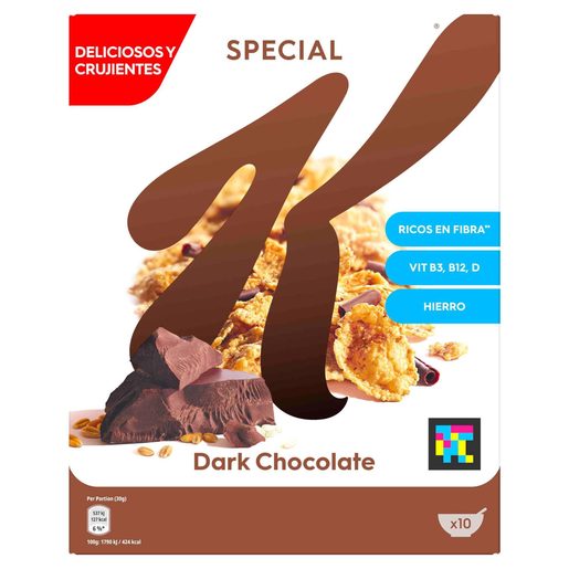 SPECIAL K Cereais com Chocolate Kellogg's 325 g SPECIAL K Cereais com Chocolate Kellogg's 325 g