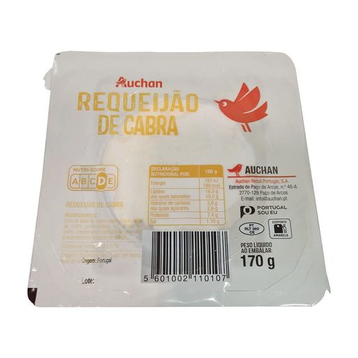 AUCHAN Requeijão de Cabra 170 g