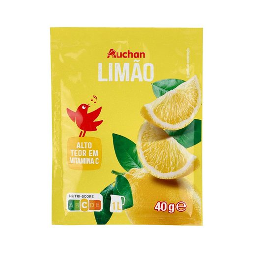 AUCHAN Bebida Instantânea Limão 40 g AUCHAN Bebida Instantânea Limão 40 g