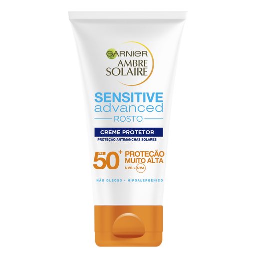 AMBRE SOLAIRE Creme Rosto Sensitive IP50 50 ml