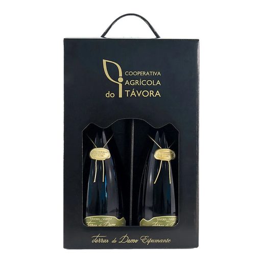 TERRAS DO DEMO Conjunto Espumante Távora Varosa Bruto 2 x 750 ml