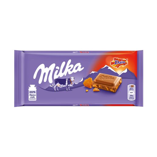 MILKA Tablete Chocolate Daim 100 g