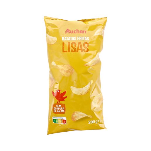 AUCHAN Batatas Fritas Lisas Girassol 200 g