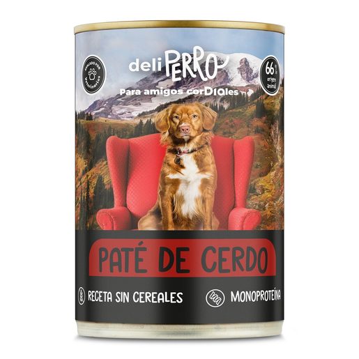 DIA DELIPERRO Paté Premium para Cão de Porco 400 g