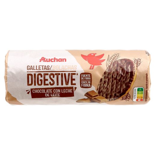 AUCHAN Bolacha Digestiva Chocolate 300 g