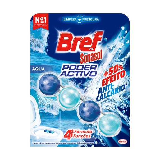 BREF SONASOL Bloco Sanitário WC Poder Ativo Aqua 1 un