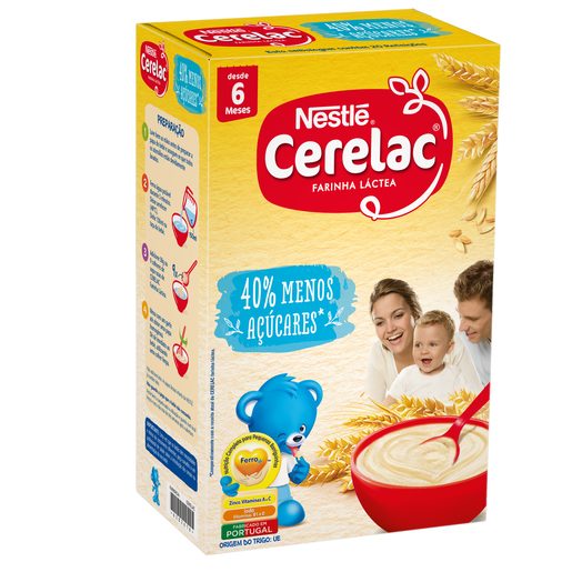 CERELAC Papa Infantil  Láctea 40% Menos Açúcares 1 kg
