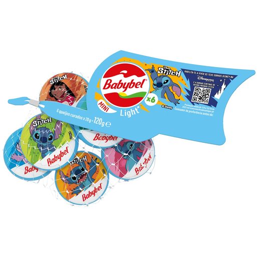 BABYBEL Queijo Mini Light Rede 6 unidades 120 g BABYBEL Queijo Mini Light Rede 6 unidades 120 g