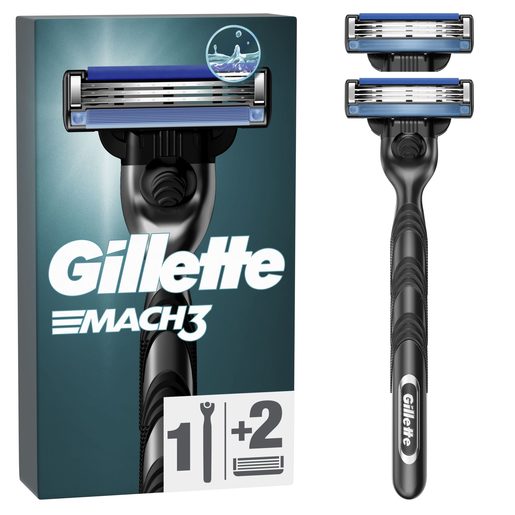 GILLETTE Máquina de Barbear Mach3  1 un