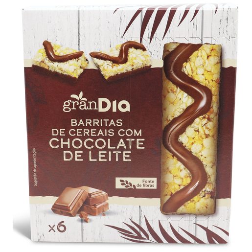 DIA GRANDIA Barritas de Cereais de Chocolate 6x25 g