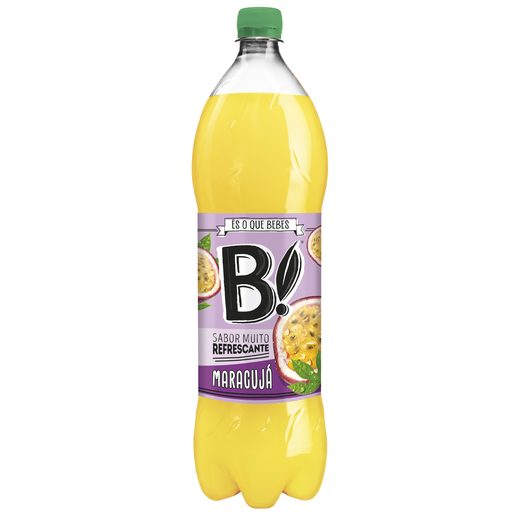 B! Refrigerante sem Gás Maracujá 1,5 L