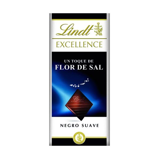 LINDT Tablete de Chocolate Flor de Sal Excellence 100 g