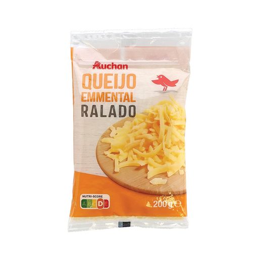 AUCHAN Queijo Emmental Ralado 200 g