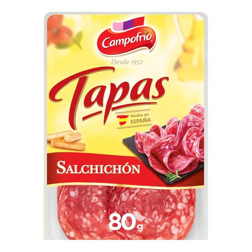 CAMPOFRIO Tapas Salsichão Fatias 80 g