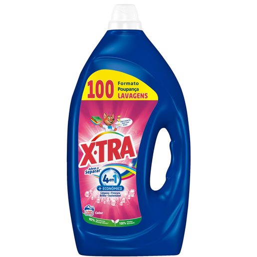 X-TRA Detergente Máquina Roupa Gel Color 100 lv