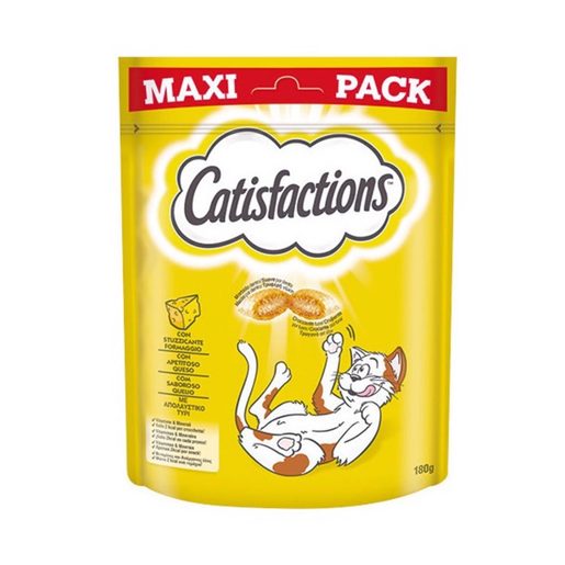 CATISFACTIONS Snack Gato Sabor Queijo 180 g