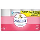 SCOTTEX Papel Higiénico Original 16 un SCOTTEX Papel Higiénico Original 16 un