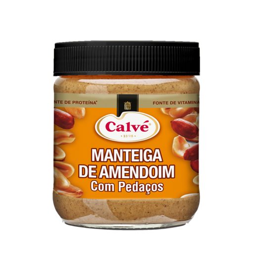 CALVÉ Manteiga de Amendoim com Pedaços 210 g