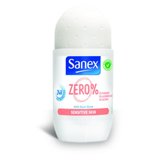 SANEX Desodorizante Roll-On 0% Sensitive 50 ml SANEX Desodorizante Roll-On 0% Sensitive 50 ml