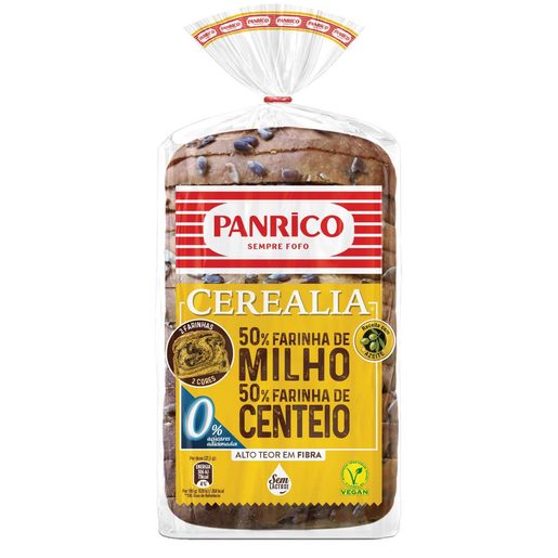 CEREALIA Pão Milho e Centeio 50/50 385 g