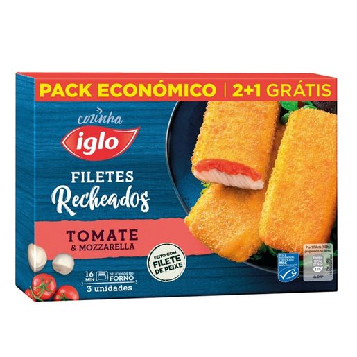 IGLO Filetes Recheados Tomate e Mozzarella 300 g