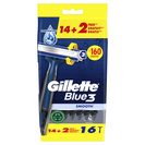 GILLETTE Lâminas Descartáveis Blue3 Smooth 14+2 un GILLETTE Lâminas Descartáveis Blue3 Smooth 14+2 un