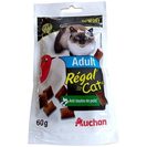 AUCHAN Snack para Gato Adulto Régal' Cat Bola Pêlo 60 g